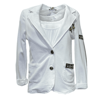 Zoffran Jersey Jacket - White