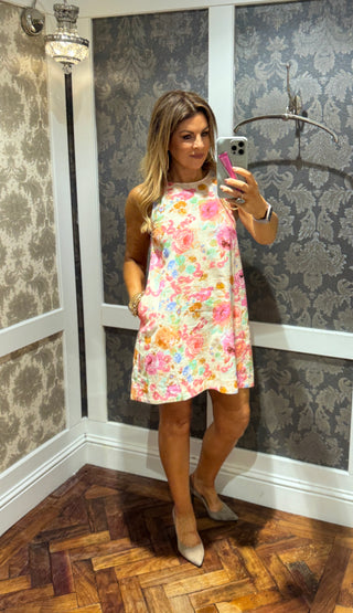Penny Print Shift Dress - Multi