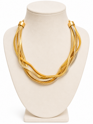 Golden Wave Necklace