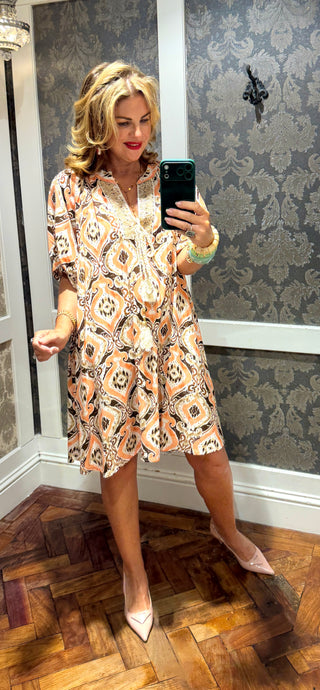 Tatty Multi Pattern Dress