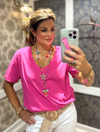 Rox Star Tee - Pink