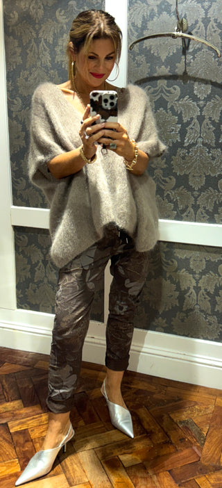 Magic Pant - Print Brown with Sparkle