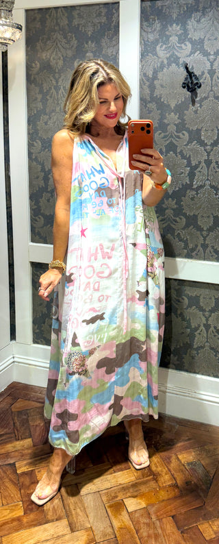 Lola Reversible Skull Print Graphic Dress