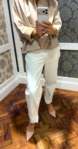 Aymen Melo Jean by Mos Mosh - Winter White