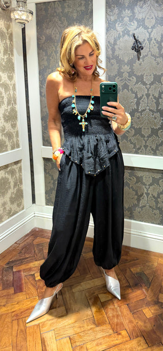 Luna Boho Co-ord - Black