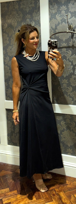 Nanette Sleeveless Dress - Black