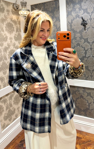 Leo Check Blazer