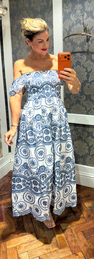 Galiane Summer Dress- Blue