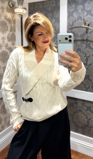 Stevie- Cream -Cardigan