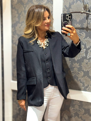 Princess Waistcoat/Blazer - Black