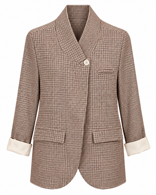 Hattie Check Blazer