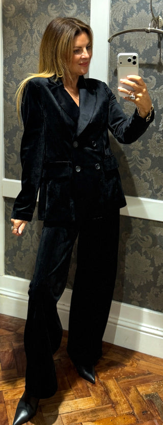 Lana- Black Velvet -Co-ord