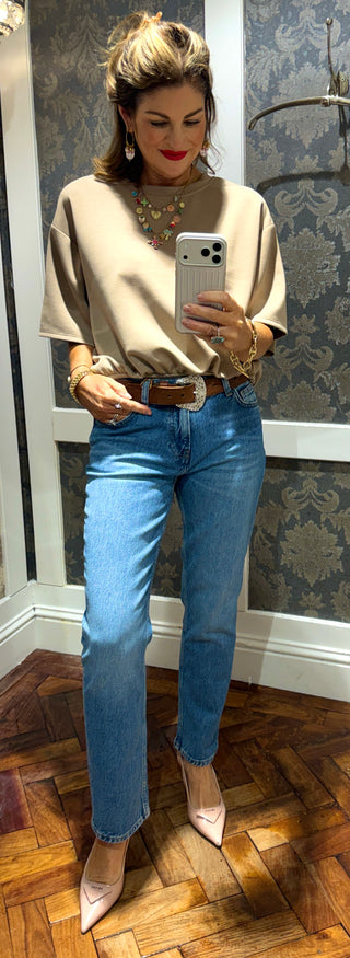 Colorado Mai Ankle Jean Mid Blue - Mos Mosh