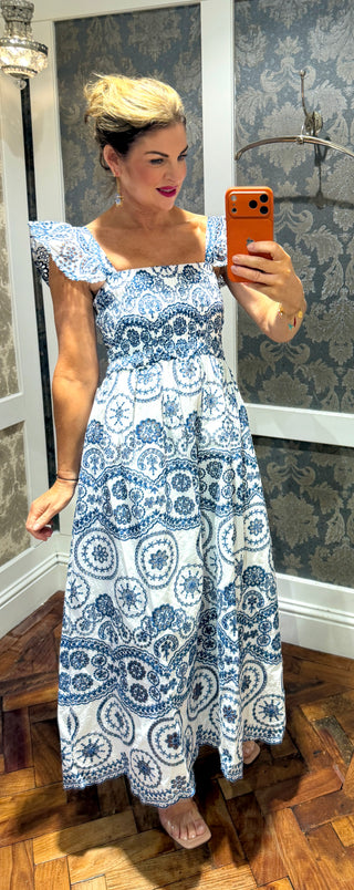 Galiane Summer Dress- Blue