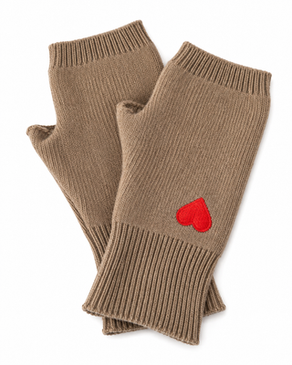 AMI Glove Heart-Taupe