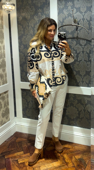 Lydia Cotton Blouse - Multi