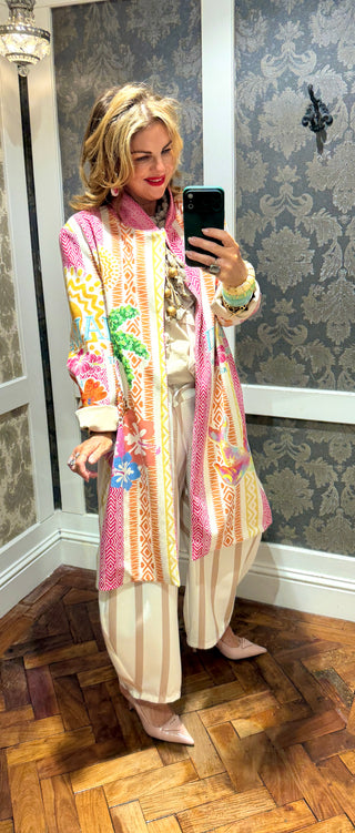 The Hawaii Jacket Soft Multi Print