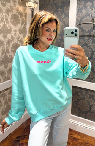 Iconic Jumper Mint Green