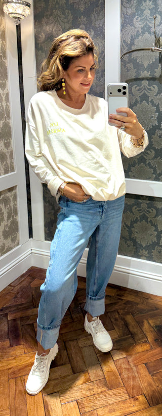 Aymen Galleon Mos Mosh Jean- Summer Blue