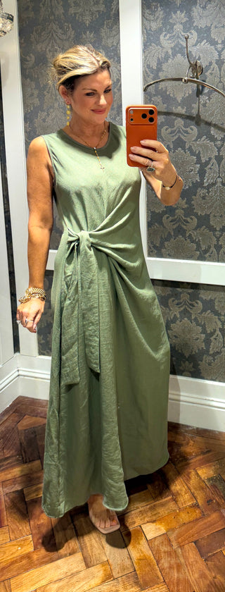 Freya Dress - Khaki