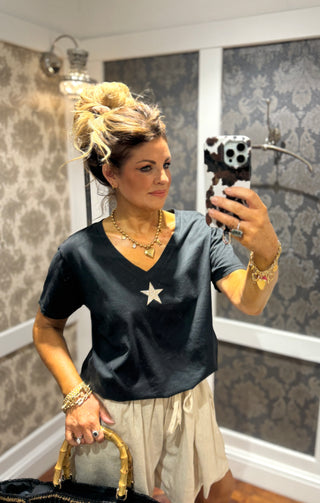 Rox Star Tee - Black