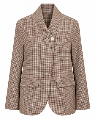 Hattie Check Blazer