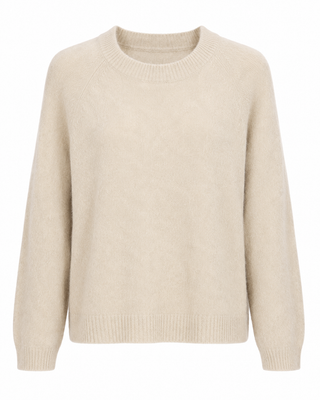 Alina Alpaca Knit Jumper- beige