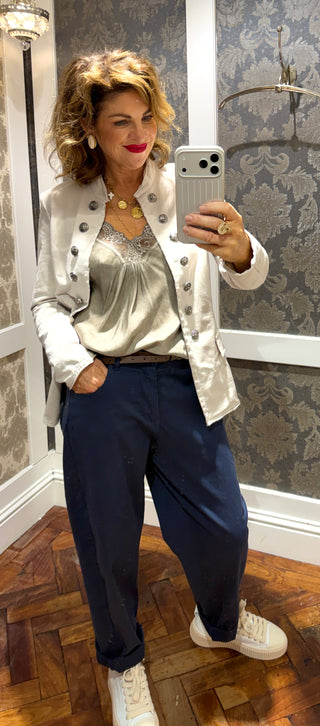 Willow Cotton Chino - Navy