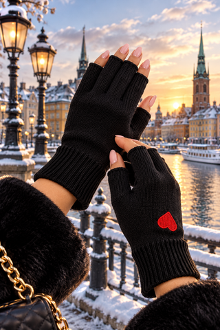 AMI Glove Heart-Black