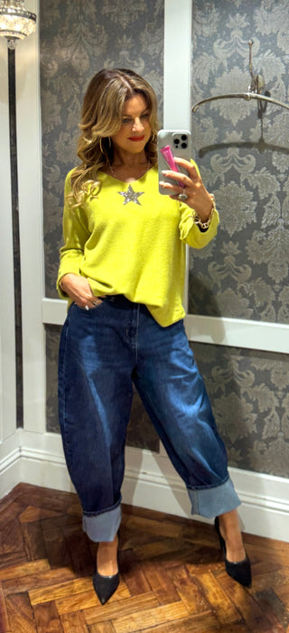 Barrel Jean - Blue