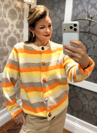 Eliza -Cardigan-Stripe-Pastel