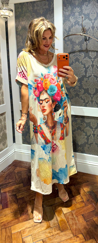 Ivan Freda Dress - Blue Multi