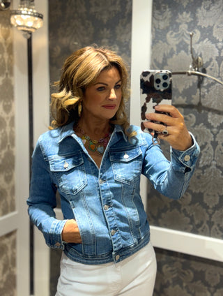 Sabrina Denim Jacket - Denim