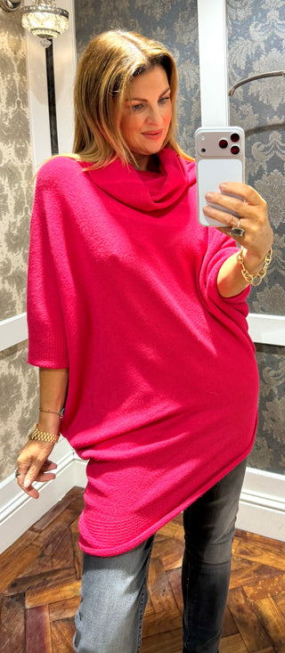 Mariah- Super Soft Multi-Way Knit Cherry