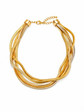Golden Wave Necklace
