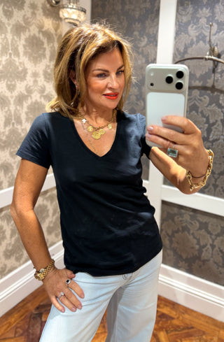 Arden Organic Mos Mosh Tee Black