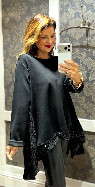 Julia-Soft Black -Top