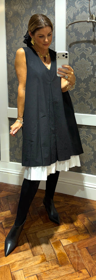 Julie-Black and White- Dress