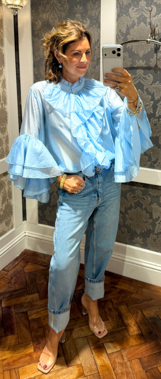 The Cloud Ruffle blouse