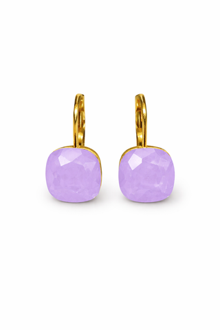 Lilac Square earrings