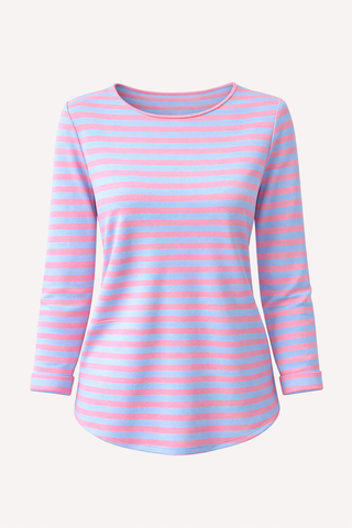 Candy Floss Stripe Purple/Pink Top