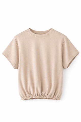 Jesse Gathered Top - Tan