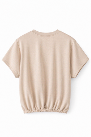 Jesse Gathered Top - Tan