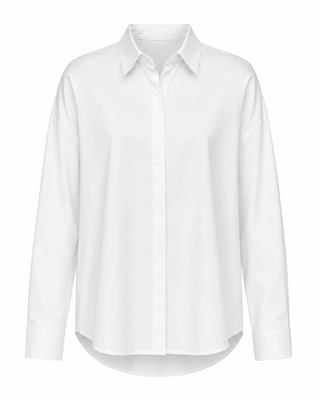 Noa Oversized Shirt- White