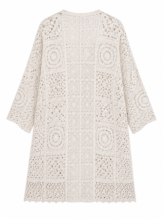 Vera Midi Cardigan - Cream
