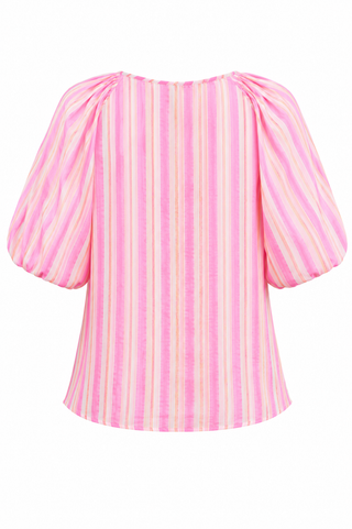 Raya Cotton Pink Blouse