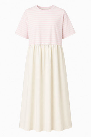 Betty Breeze Cotton Dress - Blush