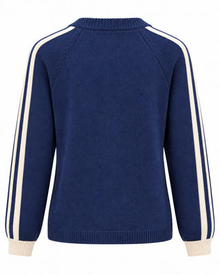 Marenza Stripe Knit - Navy