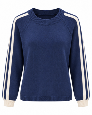 Marenza Stripe Knit - Navy