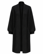 Celeste Longline Cardigan - Black
